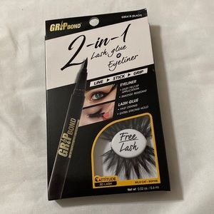 2 in 1 Lash glue black and eyeliner with eyelash pair name Sophie by Wildcat